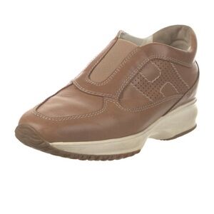 Hogan Women’s  Brown Leather Slip-On Sneaker
